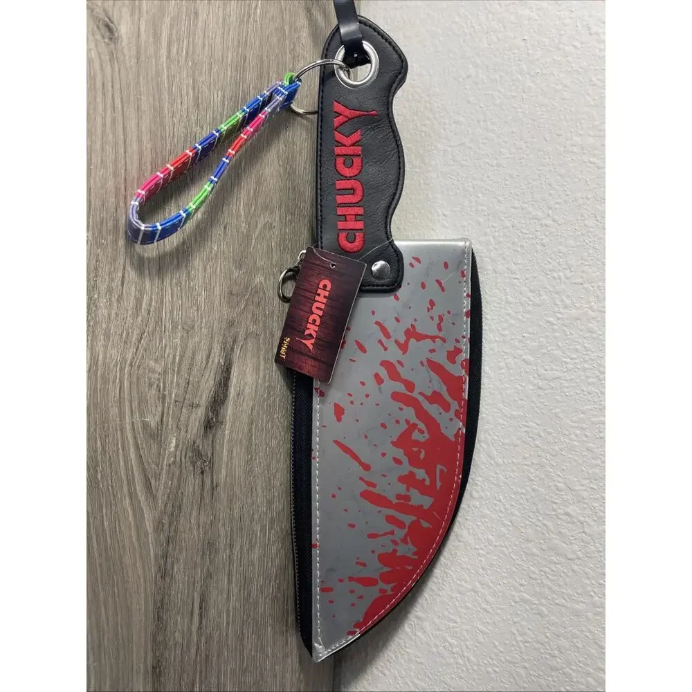 Child’s Play Chucky Bloody Knife Wristlet Bag Purse Spirit Halloween Horror. New - Picture 2 of 5